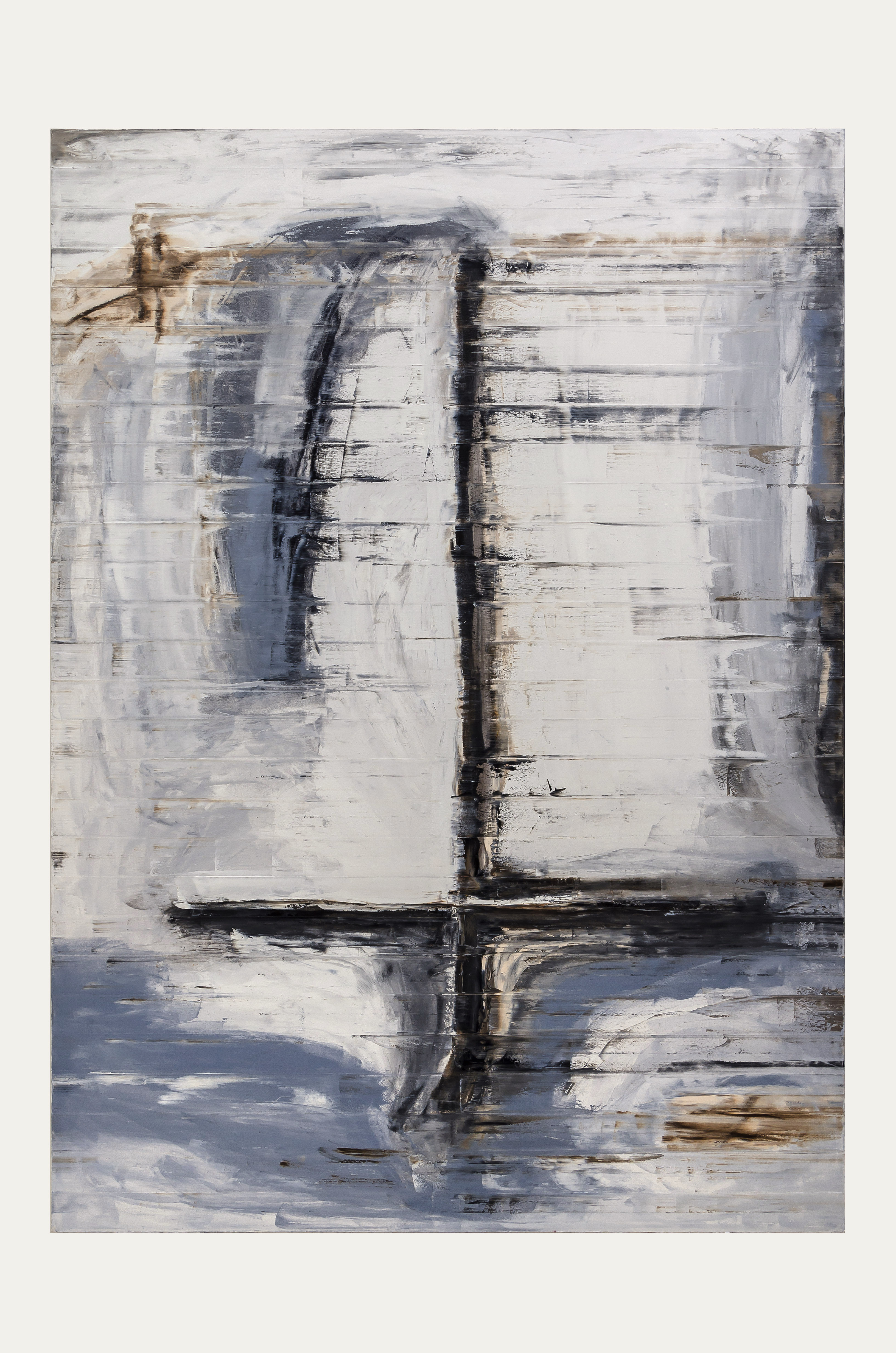 Interval / Nocturne (2024) — abstract painting by Los Angeles–based contemporary artist Todd Williamson; Oil on canvas.